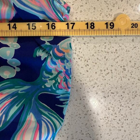 Lilly Pulitzer Tropical Romper Women Small Swim Cover Cruise Poolside Preppy - Picture 7 of 8
